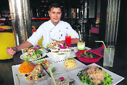 Exotic mediterranean dishes at Buzz