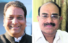 Vinod Chamoli, Dehradun Mayor  and Ashok Kumar, Mukhya Nagar Adhikari