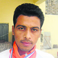Sanjeev Kumar with his medal
