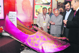 Punjab Industry and Commerce Minister Madan Mohan Mittal at the inauguration of the Punjab Pavillion in New Delhi on Thursday.