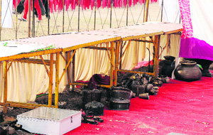 Age-old utensils made from copper and brass were not put on display at the Prof Mohan Singh Mela on Sunday as their collector protested against the mela management. 