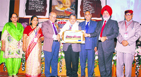 Educationists who participated in a conference on teachers education, at Khalsa College of Education, Amritsar, on Sunday. The college was the venue of the conference.
