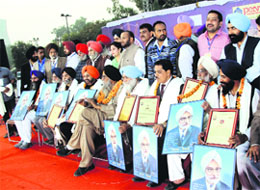  those who were awarded on the occasion. Photos: Bhupinder Dhillon