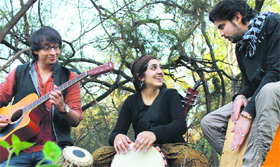 Rohit, Jasleen and Naaz.