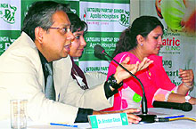 Experts from SPS Apollo Hospitals address a gathering at a function on World Obesity Day