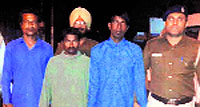 The accused in police custody