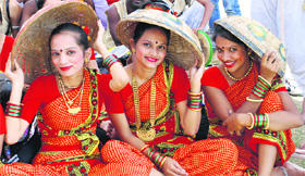Various dance troupes from different parts of the country are here to enthrall the audiences.