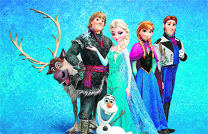 A still from the movie Frozen