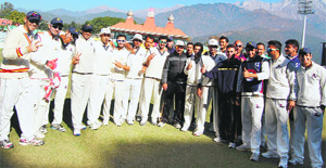The Himachal team after thrashing Assam.