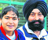 Manpreet Kaur in a jubilant mood.
