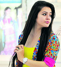 Television actor Priyal Gaur is making her debut in Punjabi movies with “Just U and Me”. She was in the city to promote her film with the starcast