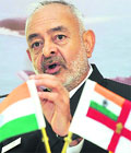 Indian Navy Chief Admiral DK Joshi in New Delhi on Tuesday. Tribune photo: Manas Ranjan Bhui