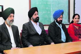 Participants at a refresher course held at the Academic Staff College, GNDU, Amritsar