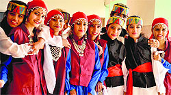Students of Paragon Senior Secondary School during the 31st annual day function organised on the school premises in Sector 71, Mohali, on Saturday
