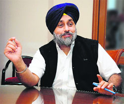Sukhbir Singh Badal, Deputy Chief Minister, Punjab