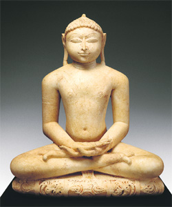 Jina, seated in meditation