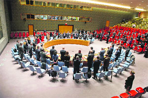 A file photo of UN Security Council.