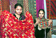 Stuff on display at Vastram