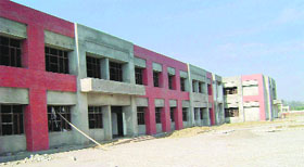 The construction of Tehsil Complex at Dhuri in Sangrur district has been hanging fire for one-and-a-half years.