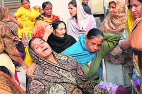 An inconsolable mother of Beant Singh, who was found murdered under mysterious circumstances in Mata Jeevi Nagar on Monday