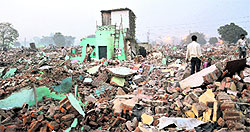 The rubble of Colony No. 5