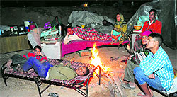 The displaced residents