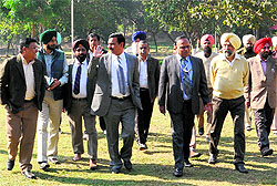 GMADA officials review arrangements ahead of the Punjab (Pakistan) Chief Minister at Nature Park, Sector 62, Mohali