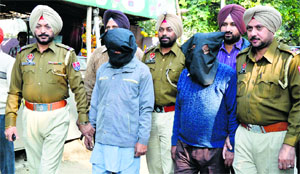 The accused in police custody
