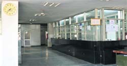 The PUDA office wears a deserted look in Ludhiana on Thursday. Photo: Inderjeet Verma