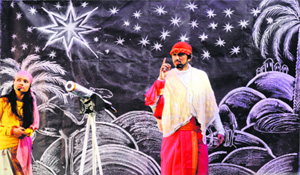 Students of the College of Nursing, CMCH, celebrate Christmas on the college premises in Ludhiana. 