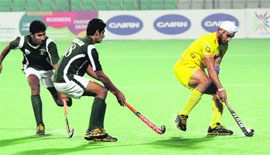Gurjinder Singh scored Indias equaliser, through a penalty-corner, in regulation time against Pakistan on Saturday.