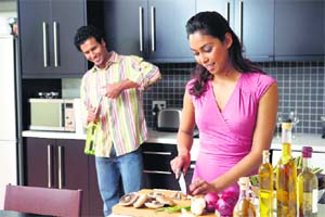 Olive oil has a high smoking point. As one of the most heat-stable oils, contrary to the common perception, it can be easily used in Indian cooking
