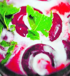 Ginger-beetroot cooler