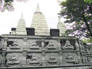 A replica of early Thai temple architecture