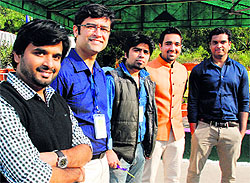 Sudeep Nagarkar, Rohit Gore, Nikhil Mukhija, Reekrit Serai, Sachin Garg Photo: Nitin Mittal