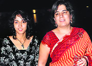 Reena Dutta with Ira