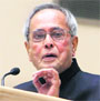 President Pranab Mukherjee at the 26th Intelligence Bureau Centenary Endowment Lecture in New Delhi on Thursday. 