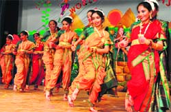 Students of Tender Heart School, Sector 33, perform during the annual function in Chandigarh on Friday. Tribune photo: Parvesh Chauhan