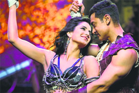 In step: Katrina Kaif and Aamir Khan