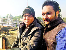 Lovel Arora (L) with Lakhwinder Wadali