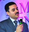 Dr Vivek Saggar receives the award at a function in Mumbai.