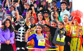 Talent unlimited: Children wait for their turn to take part in the Dance India Dance auditions at Manav Mangal Smart School, Phase X, Mohali, on Wednesday
