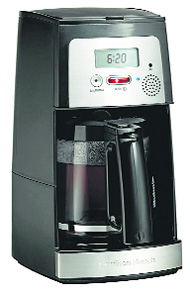 Voice-activated coffee maker by US company Hamilton Beach 