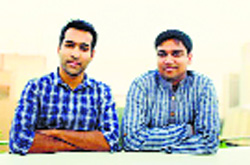Anand (left) and Abhinav
