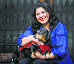 Poonam Dhanda with Scotch 