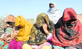 Victims of rape from Jogya Kheri village in Fugana area of Muzaffarnagar