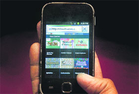 A majority of residents enjoy playing games on cellphones, some feel it to be a sheer waste of time