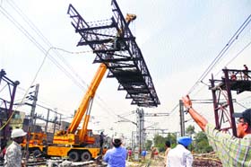 The Lakkar Bridge project lies incomplete in Ludhiana