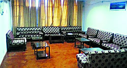 The councillors room at the MC office from where two couches (see empty space) were shifted to Senior Deputy Mayor Heera Negis office
