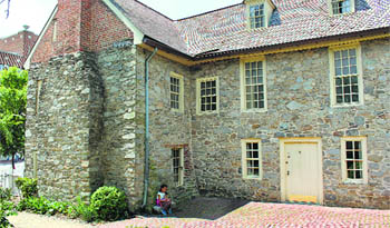 Built in 1765 using local bluestone, the Old Stone House in Georgetown is the oldest surviving example of American vernacular architecture